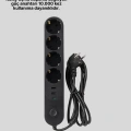 HERŞEYTREND Led Anahtarlı Akım Korumalı Çoklu Priz 4 Priz 3 USB Girişli