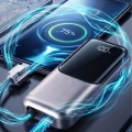HERŞEYTREND LED Ekranlı Süper Fast Charge Özellikli Mini Powerbank