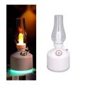 HERŞEYTREND LED Işıklı Vintage Hava Nemlendirici Aromaterapi Difüzörü USB Şarjlı