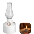 HERŞEYTREND LED Işıklı Vintage Hava Nemlendirici Aromaterapi Difüzörü USB Şarjlı