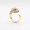 HERŞEYTREND Leopar Yüzük - Altın