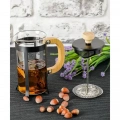 HERŞEYTREND Lüx Cam 350 ml French Press Siyah