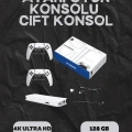 HERŞEYTREND M15 Retro Konsol – 20.000 Oyunlu, Çift Gamepadli, 4K HDMI