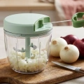 HERŞEYTREND Manuel İpli Sebze Doğrayıcı Çok Bıçaklı Pratik Mutfak Blenderı