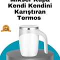 HERŞEYTREND Manyetik Otomatik Karıştırma Bardağı – Şarjlı, Paslanmaz ve Pratik