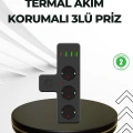 HERŞEYTREND Masa Üstü Çoklu Priz USB ve Type-C Çıkışlı Güç Dağıtıcı