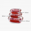 HERŞEYTREND Master Dikdörtgen Saklama Seti 3lü 310-565-975 Ml Royaleks-30886