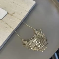 HERŞEYTREND Metal Çubuk Kolye - Altın
