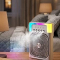 HERŞEYTREND Mini Klima Fan Su Hazneli USB Şarjlı Sessiz Masaüstü Soğutucu