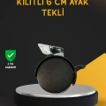 HERŞEYTREND Mobilya İçin Kilitli 6 cm Ayak Tekli Satış