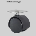 HERŞEYTREND Mobilya Tekerleği 6 cm Kilitsiz Tekli Satış