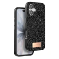 HERŞEYTREND Onegif Apple İphone 17 Bright Simli Kapak - Siyah