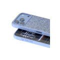 HERŞEYTREND Onegif Apple İphone 18 Pro Bright Simli Kapak - Mavi