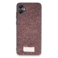 HERŞEYTREND Onegif Samsung Galaxy A05 Bright Simli Kapak - Derin Mor