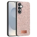 HERŞEYTREND Onegif Samsung Galaxy S25 Plus Bright Simli Kapak - Pembe