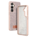 HERŞEYTREND Onegif Samsung Galaxy S26 Plus Bright Simli Kapak - Pembe