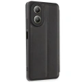 HERŞEYTREND Oppo A38 Kılıf Flip Cover - Siyah