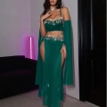 HERŞEYTREND  Özel Tasarım Yeşil Dansöz Kostümü