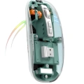 HERŞEYTREND Pilli Kablosuz Mouse Bluetooth ve USB Uyumlu Sessiz Tıklama