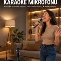 HERŞEYTREND Profesyonel Kablosuz Mikrofon Seti Çift Mikrofonlu