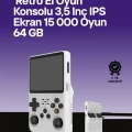 HERŞEYTREND R36S 64 GB Retro Oyun Konsolu – Çoklu Emülatör Desteği, Linux Tabanlı Açık Sistem