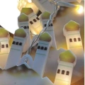 HERŞEYTREND Ramazan Temalı LED Işık Hilal ve Yıldız Figürlü Dekor Lambası