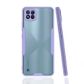 HERŞEYTREND Realme C11 2021 Kılıf Platin Silikon - Lila