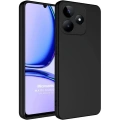 HERŞEYTREND Realme C61 Kılıf First Silikon - Siyah