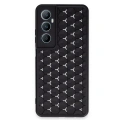 HERŞEYTREND Realme C65 Kılıf Petek Silikon Kapak - Siyah