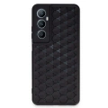 HERŞEYTREND Realme C65 Kılıf Petek Silikon Kapak - Siyah