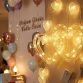 HERŞEYTREND Romantik Kalp LED Işık Neon Görünümlü Dekoratif Oda Lambası