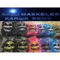 HERŞEYTREND Saçlı Kuru Kafa İskelet Maske 1 Adet
