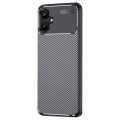 HERŞEYTREND Samsung Galaxy A06 Kılıf Auto Focus Karbon Kapak - Siyah