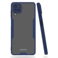 HERŞEYTREND Samsung Galaxy A22 Kılıf Platin Silikon - Lacivert