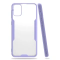 HERŞEYTREND Samsung Galaxy M31 Kılıf Platin Silikon - Lila