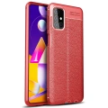HERŞEYTREND Samsung Galaxy M31s Kılıf Auto Focus Kapak - Kırmızı