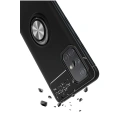 HERŞEYTREND Samsung Galaxy M31s Kılıf Range Yüzüklü Silikon - Kırmızı