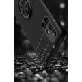 HERŞEYTREND Samsung Galaxy M51 Kılıf Range Yüzüklü Silikon - Siyah-gold