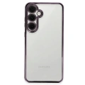 HERŞEYTREND Samsung Galaxy S24 Fe Kılıf Razer Lensli Silikon - Mor