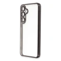 HERŞEYTREND Samsung Galaxy S24 Fe Kılıf Razer Lensli Silikon - Siyah