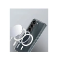 HERŞEYTREND Samsung Galaxy Z Fold 6 Kılıf Magneticsafe Şeffaf Silikon - Şeffaf