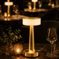 HERŞEYTREND Şarjlı Gold Mantar Masa Lambası Dimmer Ayarlı Kablosuz LED Lamba