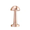 HERŞEYTREND Şarjlı LED Masa Lambası 3 Kademe Dokunmatik Bronz Modern Tasarım