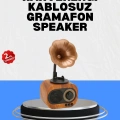 HERŞEYTREND Şarjlı Mini Retro Radyo Bluetooth Hoparlör Çoklu Bağlantı Seçenekli