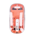 HERŞEYTREND Şeffaf Kablosuz Mouse Bluetooth Bağlantılı Sessiz Tıklama
