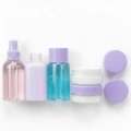 HERŞEYTREND Şeffaf Seyahat Dolum Şişesi Seti 5 Parça Kozmetik Organizer