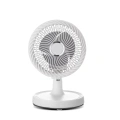 HERŞEYTREND Sessiz Çalışan Mini Masaüstü Fan 2 Kademeli Otomatik Salınımlı