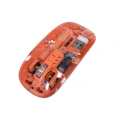 HERŞEYTREND Sessiz Tıklamalı Şeffaf Mouse Bluetooth ve USB Uyumlu