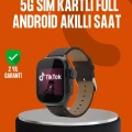HERŞEYTREND SIM Kartlı Akıllı Saat AMOLED Ekran Android Sistem