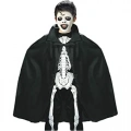 HERŞEYTREND Siyah Renk Yakalı Halloween Pelerini 90 cm